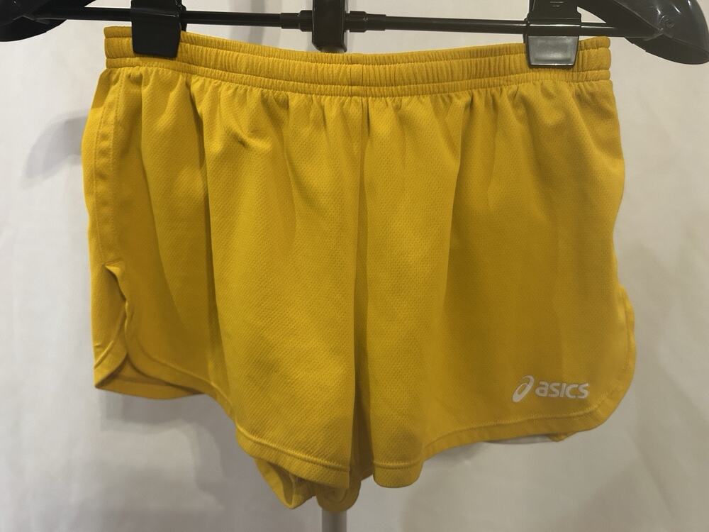 Asics Yellow Running Shorts Women's size M